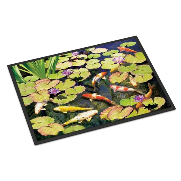 Carolines Treasures 18 x 27 in. Koi Pond IV Indoor or Outdoor Mat PRS4049MAT - main